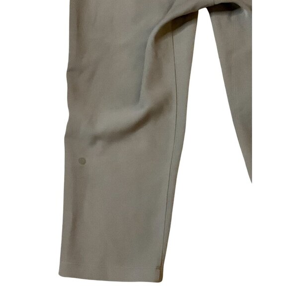 Lululemon Women On the Fly Crop Athleisure Jogger Pants Grey 10 Drawstring - Picture 7 of 9